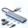 VipMarketim Ally ADS-309A 4in1 USB to USB + Type-C Hub Adaptör Çevirici Dönüştürücü Çoğaltıcı-(5775)