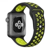 VipMarketim Ally Apple Watch 7-8 45mm 6-5-4 44mm Kayış Kordon Nike Style Soft Silikon 3-2-1 42mm-(5775)