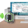 VipMarketim ALLY Çift Bant 600 Mbps 2.4 GHz +5 GHz USB Kablosuz Wifi Adaptör-(5775)