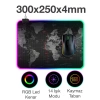VipMarketim ALLY Dünya Desenli RGB Led Işıklı Oyuncu Mouse Pad 300*250*4MM-(5775)