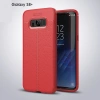 VipMarketim Ally Galaxy S8 Plus Litchi Tam Koruma Soft Silikon Kılıf-(5775)