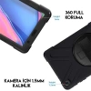 VipMarketim Ally Galaxy Tab P200-P205 3 Katmanlı Standlı Zırh Kılıf-Shockproof-(5775)