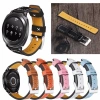 VipMarketim Ally Gear S3 Watch 4 46mm Classic Frontier Deri Dişli Kayış Kordon-(5775)