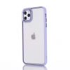VipMarketim Ally iPhone 12 Pro Max 6.7inç Kılıf Parlak Renkli Çerçeveli Ultra Lüx TPU Silikon Kılıf-(5775)