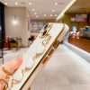 VipMarketim Ally iPhone 13 Mini 5.4inç Kılıf Kalp Bileklik Tutuculu Lüx Silikon Askılı Kılıf-(5775)