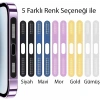 VipMarketim Ally iPhone 15 İçin Anti-Dust Toz Ve Kir Önleyici Sticker 2 Adet Set-(5775)