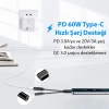 VipMarketim Ally İphone 15 İçin Type-c Şarj + 3.5mm kulaklık 2İn1 Çevirici Adaptör-(5775)