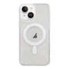 VipMarketim ALLY iPhone 15 Plus Magsafe Uyumlu Manyetik Şeffaf Silikon Kılıf-(5775)