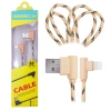 VipMarketim Ally İphone Lightning Eğik Başlı Halat Usb Kablo 1metre-(5775)