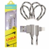VipMarketim Ally İphone Lightning Eğik Başlı Halat Usb Kablo 1metre-(5775)