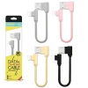 VipMarketim Ally İphone Lightning Eğik Başlı Halat Usb Kablo 20cm-(5775)