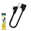 VipMarketim Ally İphone Lightning Eğik Başlı Halat Usb Kablo 20cm-(5775)