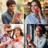 VipMarketim ALLY İPhone SE2 İPhone 8-7 Lansman Kılıf İçi Kadife Soft Silikon Kılıf-(5775)
