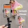 VipMarketim ALLY K28 Uzaktan Kumandalı Canlı Yayın Bluetooth Standlı Selfie Çubuğu Tripod-(5775)