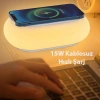 VipMarketim ALLY K31 Kablosuz Şarj Cihazı RGB Gece Lambası-(5775)