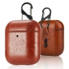 VipMarketim Ally Leather Case Apple Airpods 1-2 PU Deri Koruma Kılıfı-(5775)