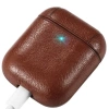 VipMarketim Ally Leather Case Apple Airpods 1-2 PU Deri Koruma Kılıfı-(5775)