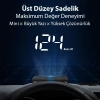 VipMarketim ALLY M3 HUD OBD2 Head-Up Display Dijital Hız Göstergesi E-OBD ve GPS Destekli OBD Arayüzlü - Alarmlı Ön Cam Ekran Projektör-(5775)
