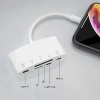 VipMarketim Ally NK-1040+Plus İPhone Lightning To SD/TF Card Usb Kamera Adaptörü-(5775)