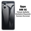 VipMarketim Ally OPPO A96 5G Kılıf Kamera Korumalı Ultra İnce Şeffaf Silikon Kılıf-(5775)