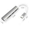 VipMarketim Ally S-803 4in1 Type-C to 4x USB3.0 HUB Çoğaltıcı Çevirici Dönüştürücü Adaptör-(5775)