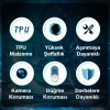 VipMarketim Ally SM Galaxy S22 Plus Kılıf Kamera Korumalı Ultra İnce Şeffaf Silikon Kılıf-(5775)