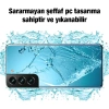 VipMarketim Ally SM Galaxy S22 Plus Kılıf Kamera Korumalı Ultra İnce Şeffaf Silikon Kılıf-(5775)