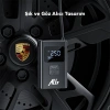 VipMarketim ALLY ST-5522 Şarjlı lastik şişirme hava kompresör pompası 12V LED ışıklı-(5775)