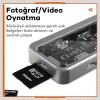 VipMarketim ALLY SW1V-PRO Type-c To USB3.0 3adet+ 3.5mm+ HDMI+ VGA+ SD + TF + Ethernet Çoğaltıcı Transparan Hub-(5775)