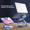 VipMarketim ALLY T619G 360° Dönebilen Alüminyum Alaşım Soğutucu Masaüstü Laptop Standı-(5775)