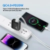 VipMarketim ALLY TE-PD08 40W Type-C + USB QC3.0 PD Hızlı Şarj Adaptörü Şarj Başlığı-(5775)
