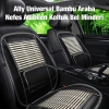 VipMarketim Ally Universal Bambu Araba Nefes Alabilen Koltuk Bel Minderi-(5775)