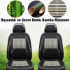 VipMarketim Ally Universal Bambu Araba Nefes Alabilen Koltuk Bel Minderi-(5775)