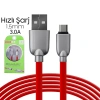 VipMarketim Ally Usb Type-C Zinc Alloy Dayanıklı 3.0a 1.5mm Usb Kablo-(5775)