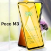 VipMarketim ALLY Xiaomi Poco M3 9D Full Glue Tempered Cam Ekran Koruyucu-(5775)