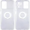 VipMarketim Ally Xiaomi Redmi Note 10 - 10s Kılıf Sürgülü Kamera Lens Korumalı Yüzük Standlı Silikon Kılıf-(5775)