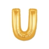 VipMarketim Altın Sarısı Folyo Harf Balon 1 Metre