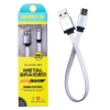 VipMarketim Android Micro 2a 20mm Kısa Yumuşak Dokulu Renkli Usb Kablo-(5775)
