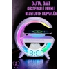 VipMarketim Android Uyumlu Akıllı Bluetooth Hoparlör Kablosuz Şarj Cihazı Standı