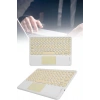 VipMarketim Android ve İOS Uyumlu Bluetooth Klavye Touchpad Slim Kablosuz Wifi Q Klavye