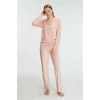 Vipmarketim Anıl Bayan Uzun Kol Sweatshirt Ve Pantolon Takım Pijama Takımı (kod:11230)