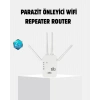 VipMarketim Antenli WiFi Repeater 300m2 Kapsama Alanı WPA3 Güvenlikli