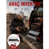 VipMarketim Araç Aküsünden Güvenli Elektrik Sağlayan 1000 Watt İnverter