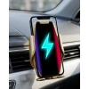 VipMarketim Araç Havalandırma Telefon Tutucu Kablosuz Şarj Destekli Akıllı Sensörlü