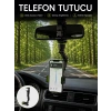 VipMarketim Araç İçi Dikiz Aynası Telefon Tutucu 360° Dönebilen Katlanabilir