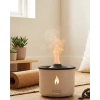 VipMarketim Aromaterapi Difüzörü Alev Efektli LED Işıklı Sessiz Hava Nemlendirici Otomatik Kapanma