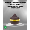 VipMarketim Aromaterapi Uyumlu 300 ml LED Işıklı Oda Kokusu Difüzörü