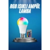 VipMarketim Ayarlanabilir Parlaklık RGB Led Ampul Beyaz Lamba Ve Renkli Ampul