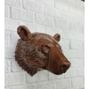 VipMarketim Ayı Başı Duvar Dekoru Modern Asılabilir Heykel 25x19 cm