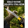 VipMarketim Bahçe Bıçkısı Keskin Çelik Diş Yapısıyla Pratik Kesim